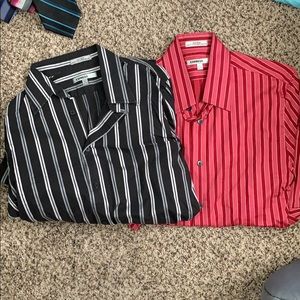 Express lonbrg sleeve button up dress shirt